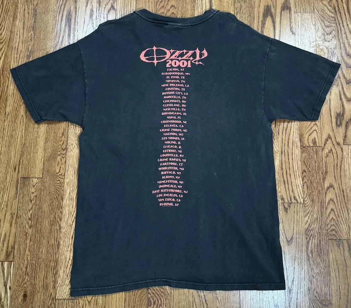 OZZY OSBOURNEVINTAGE Tシャツ2001 Ozzfest 2001 Tシャツ オジー